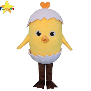 Funtoys Funny eggshell cartoon Easter Egg costom chicken mascot costumes for men