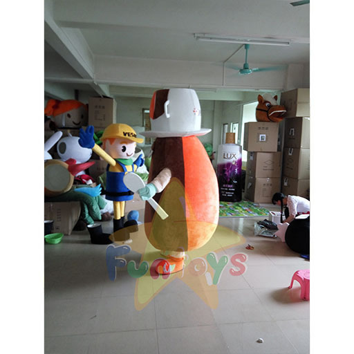 Funtoys New Adult Hot Sale Cute Coffee Bean Adult Cartoon Mascot Costume Christmas Fancy Dress Halloween