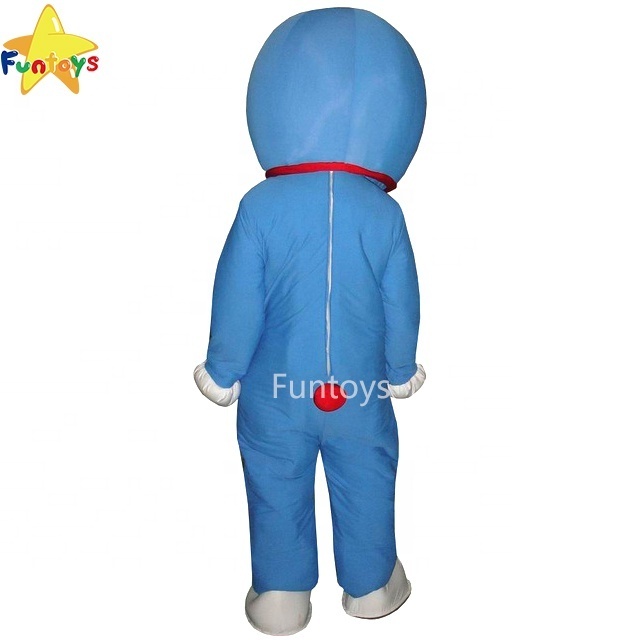 Funtoys CE Adult Doraemon Cat Mascot Costume Fancy Dress For Happy Halloween