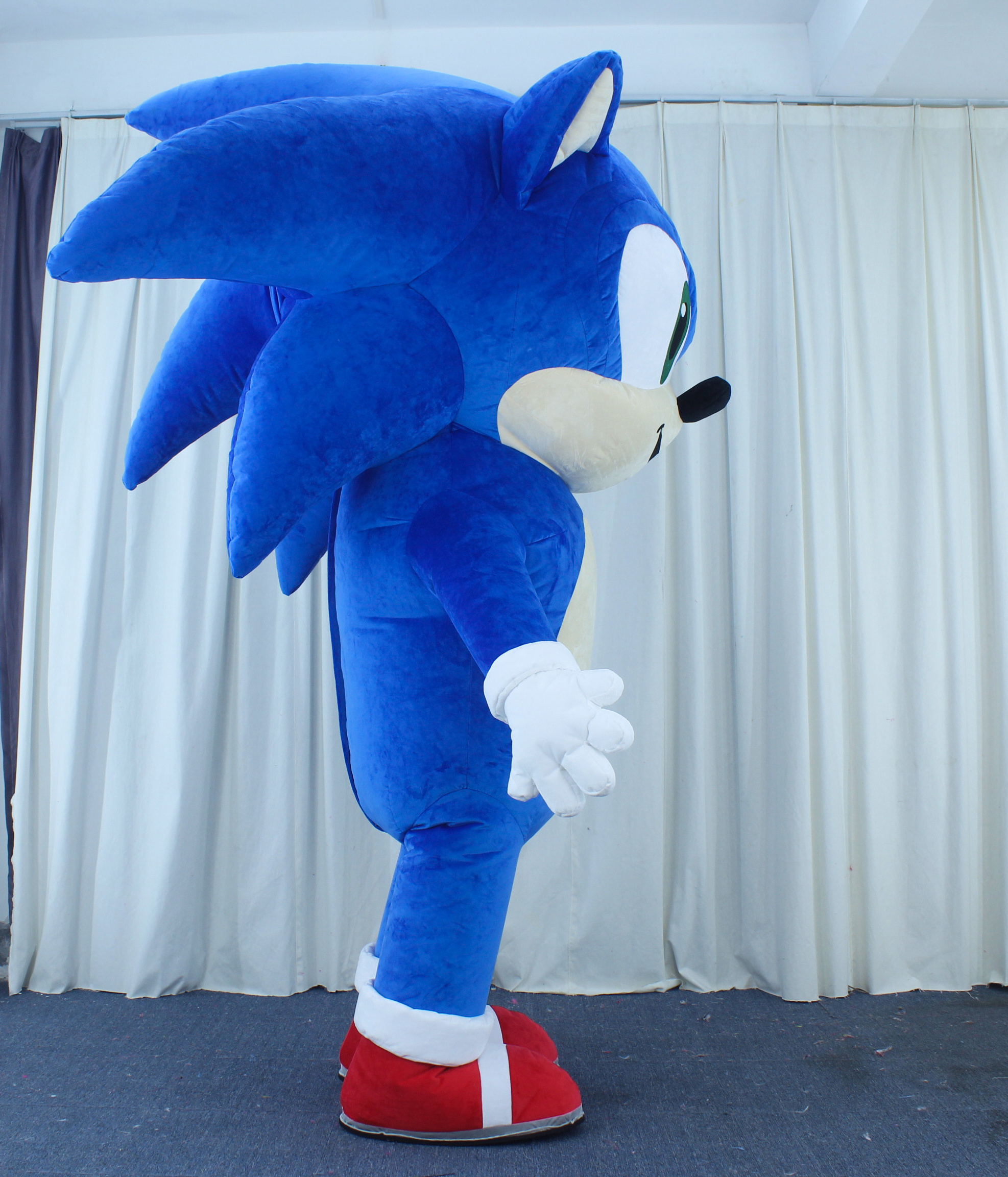 Funtoys inflatable sonic animal promotion adult cosplay mascot  cartoon costume for sale