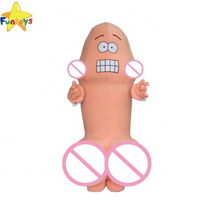 Funtoys CE Adult Penis Mascot Costume Character Costumes for Halloween party