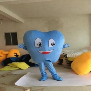 Funtoys  New Blue Tooth Adult Cartoon Cosplay Mascot Costume for Care Advertising Performance Prop Carnival