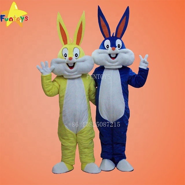 Funtoys Wholesale new popular funny Easter rabbit bugs bunny mascot animal cosplay costumes for adult