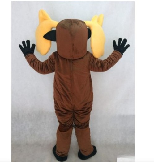 Funtoys Cute Moose Adult Cartoon Animal Cosplay Mascot Costume for Christmas Holiday Party Game Carnival Feast