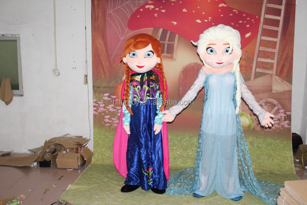 Funtoys CE frozen elsa dress cosplay mascot costume