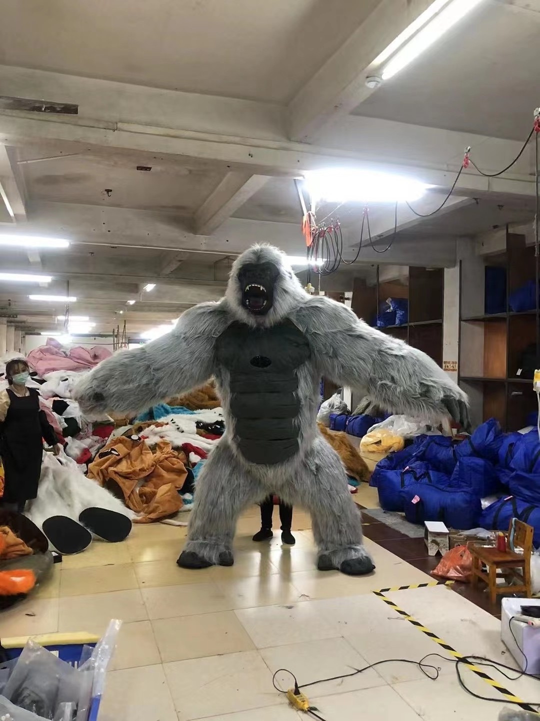 Funtoys Ape Inflatable Gorilla Mascot Costume 2/2.6/3m King Kong Custom Anime Cosplay Mascotte Fancy Dress Carnival For Adult