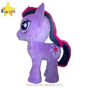 Funtoys CE 2 Person Purple Pony Mascot Costume for Adult