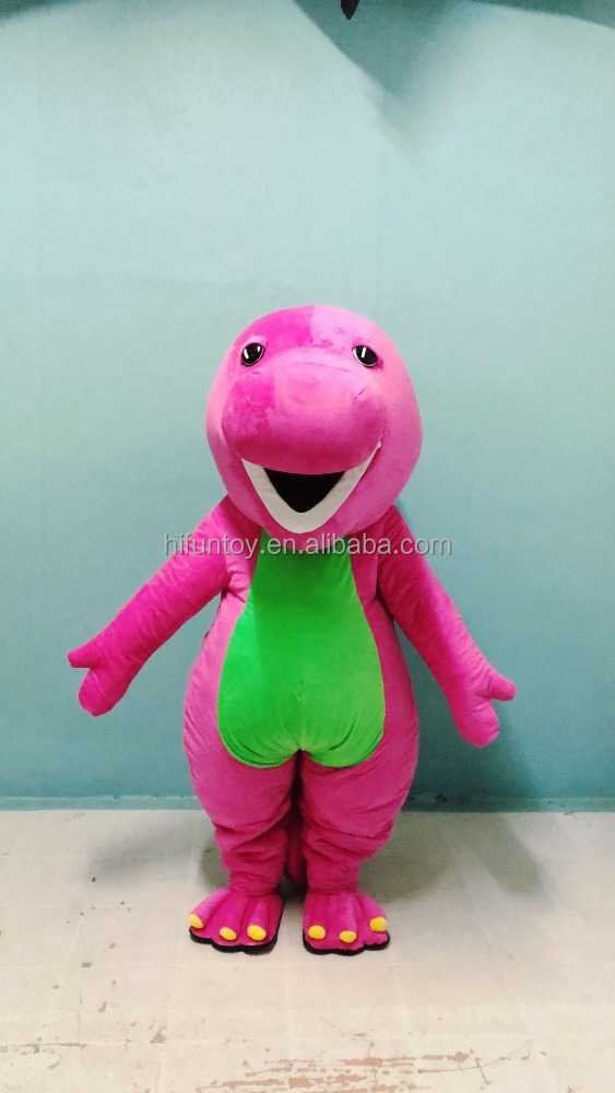 Funtoys barney mascot costume rental for adults