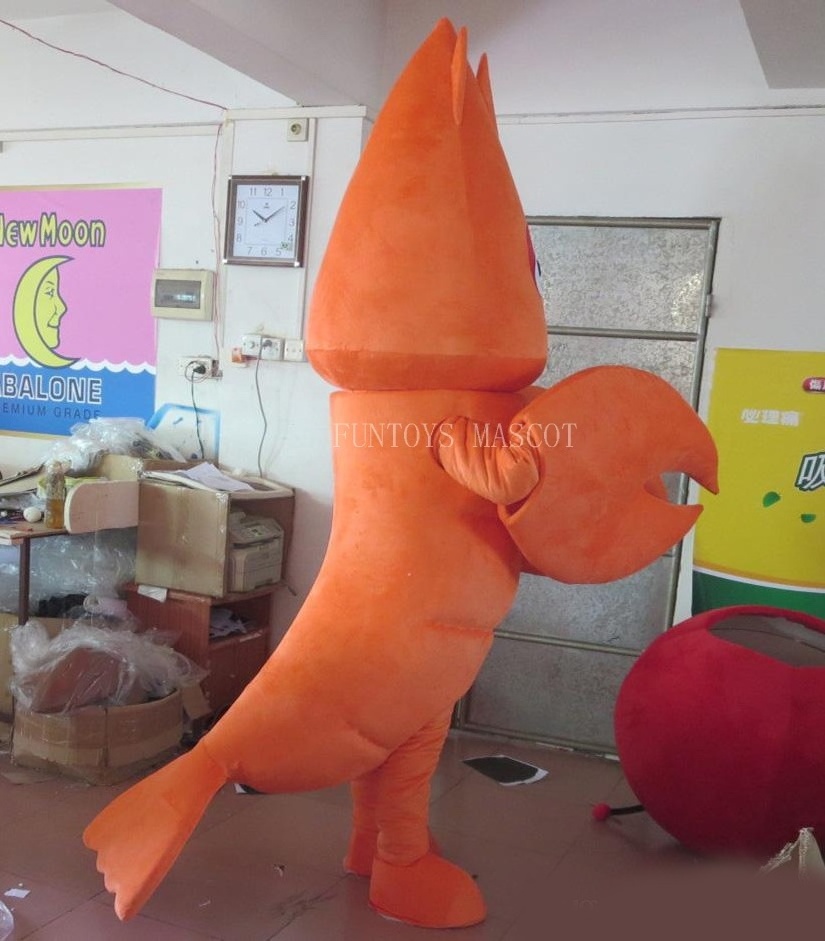 Funtoys sexy animal shrimp mascot costumes fursuit for Halloween