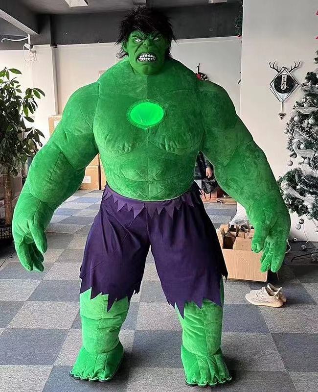 Funtoys Inflatable Hulk Cartoon Custom Cosplay Mascot Costumes For Adult Christmas Halloween Outfit Fancy Dress Suit MOQ 1 PIECE