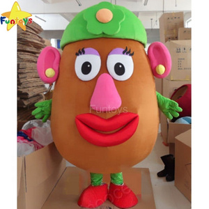 Funtoys CE Mrs. Potato And Mr.Potato Doll Mascot Costume For Adult Halloween Birthday Party Cartoon Cosplay