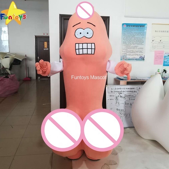 Funtoys plush adult penis mascot costume for sale