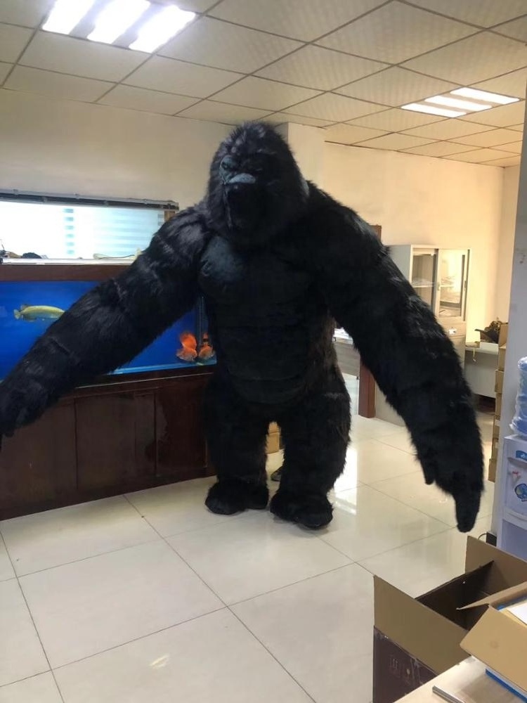 Funtoys CE Ape Inflatable Gorilla Mascot Costume 2.2m Monkey Gorilla Custom Anime Cosplay Mascotte Theme Fancy Dress Carnival