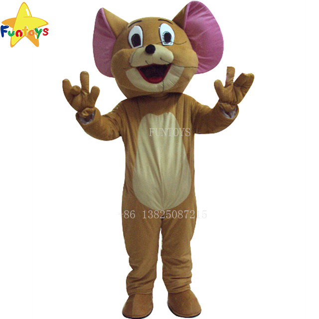 Funtoys CE Tom Cat And Jerry Mouse Mascot Costume Cosplay Film Halloween For Adult