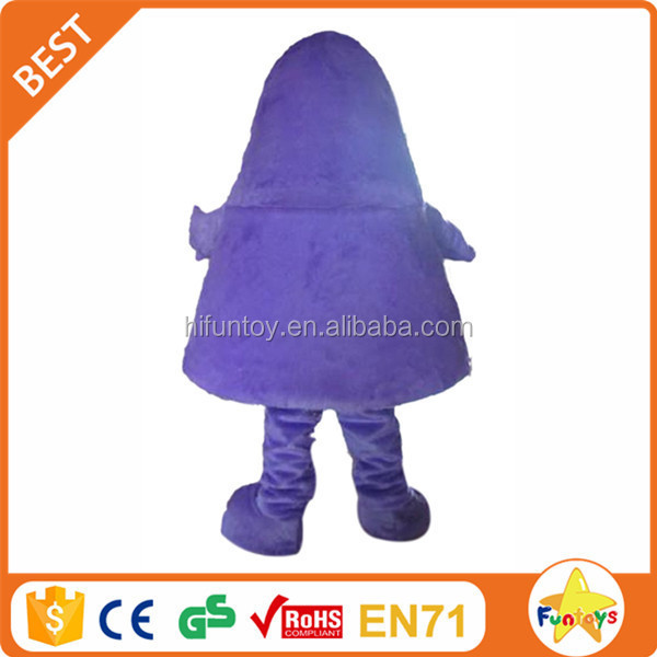 Funtoys CE Grimace Purple Monster Mascot Costume Cartoon Character Adult