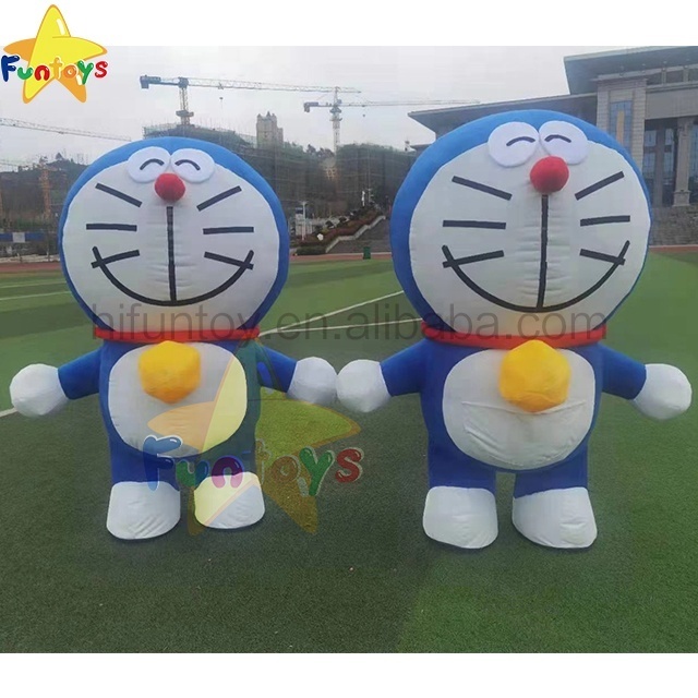 Funtoys Inflatable Doraemon Cartoon Character Animal Mascot Costume For Adult