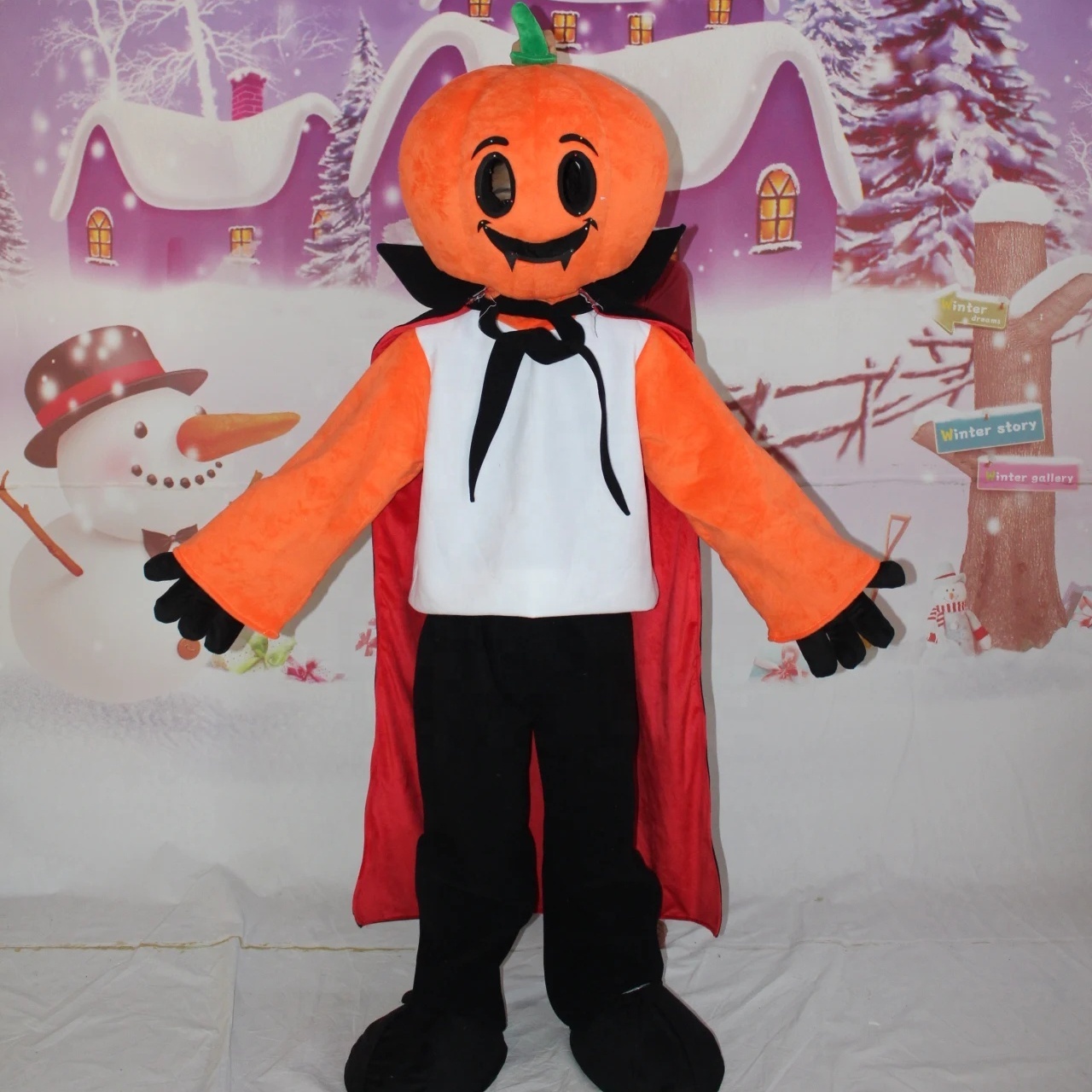 Funtoys  customized Pumpkin Mascot Costume Suits  Cosplay Party  Clothing for Carnival Halloween Christmas