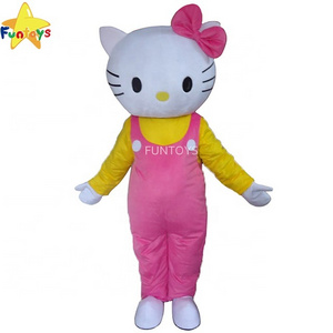 Funtoys Adult Cartoon Mascot Costume Cute Kitty Pink Fancy Dress