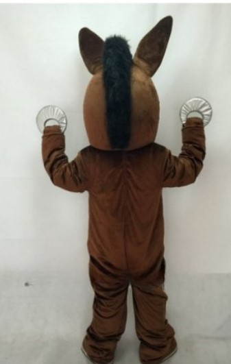 Funtoys Cute Brown Donkey Halloween Christmas Mascot Costume for Adult Cartoon Animal Cosplay