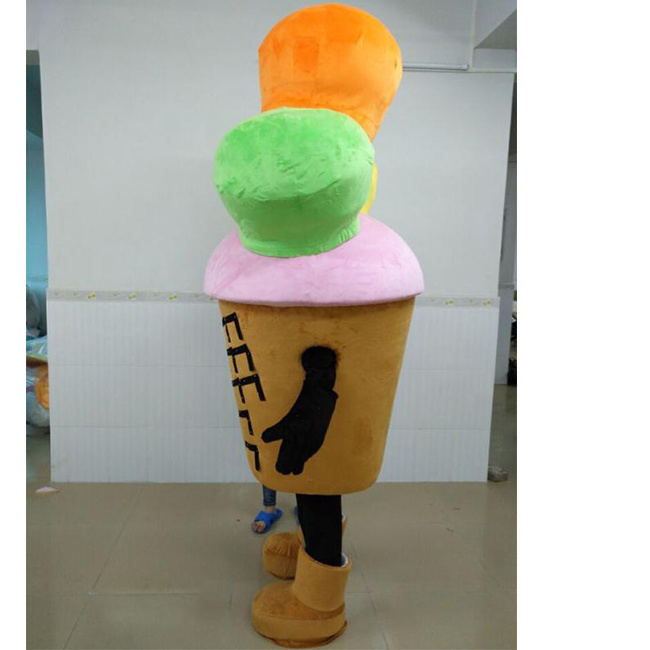 Funtoys  hot sale  ice creams mascot costumes color mascot costume for sale