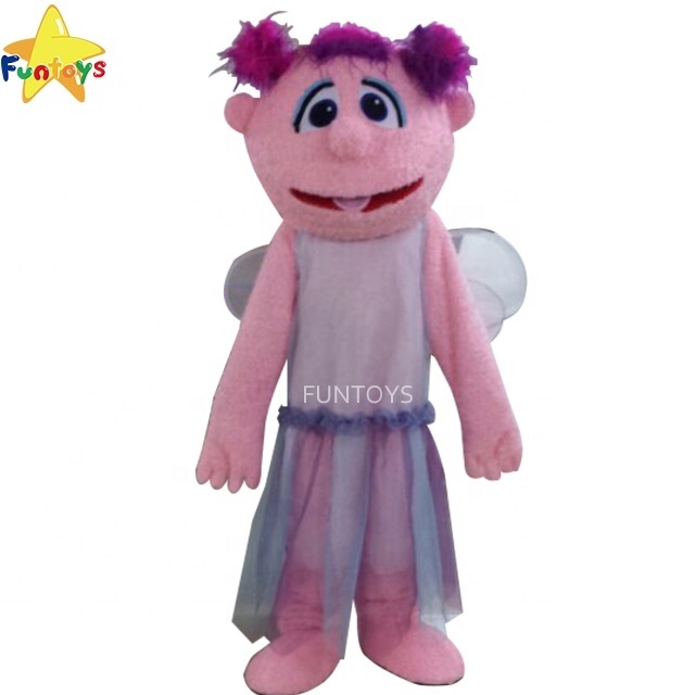 Funtoys Colorful Dress Sesame Street Cookie Cartoon Magic Girl Abby Cadabby Elmo Cosplay Mascot Costumes For Adult