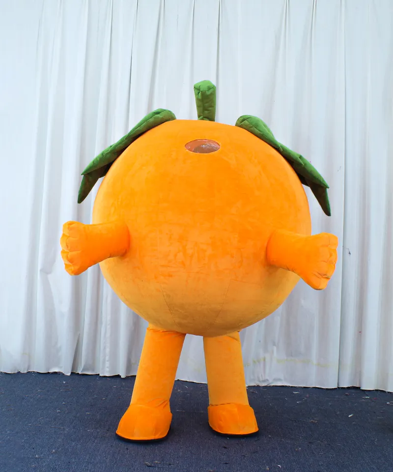 Funtoys inflatable tangerinr orange costume fruit Mascot Costume for adult cosplay cartoon mascot