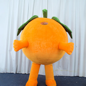 Funtoys inflatable tangerinr orange costume fruit Mascot Costume for adult cosplay cartoon mascot