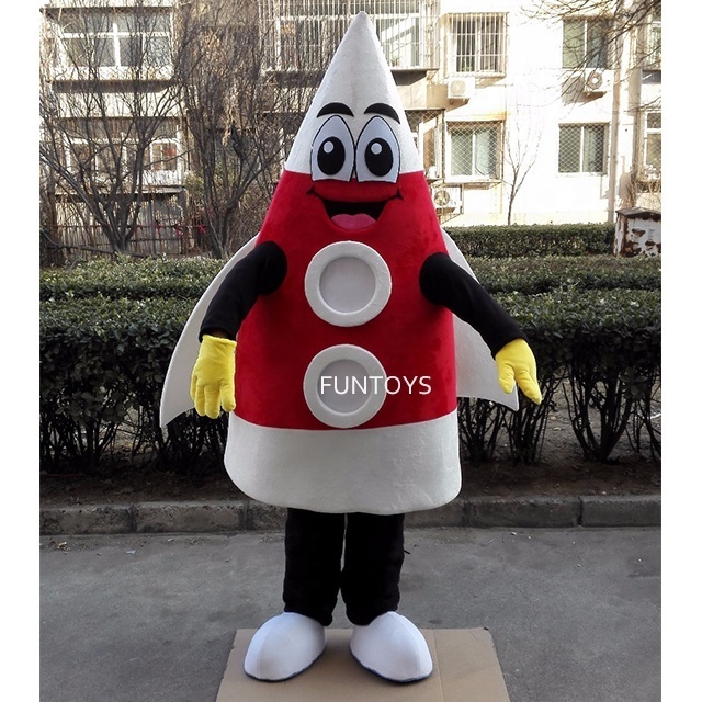 Funtoys Rocket Mascot Costume Custom Fancy Costume Anime Cosplay Mascotte Theme Fancy Dress Carnival