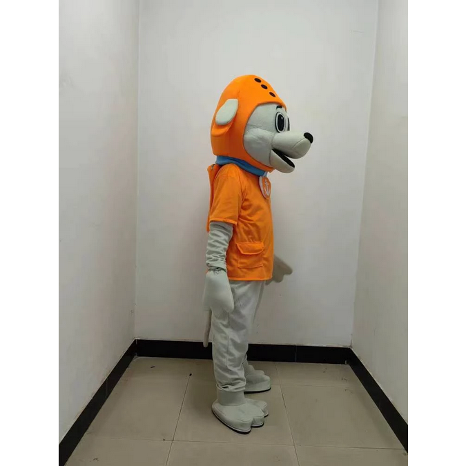 Funtoys Orange Patrol Dog Cartoon Animal Adult Mascot Costume