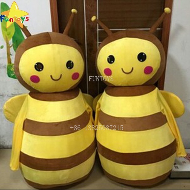 Funtoys plush honey bee cosplay mascot costumes for adults