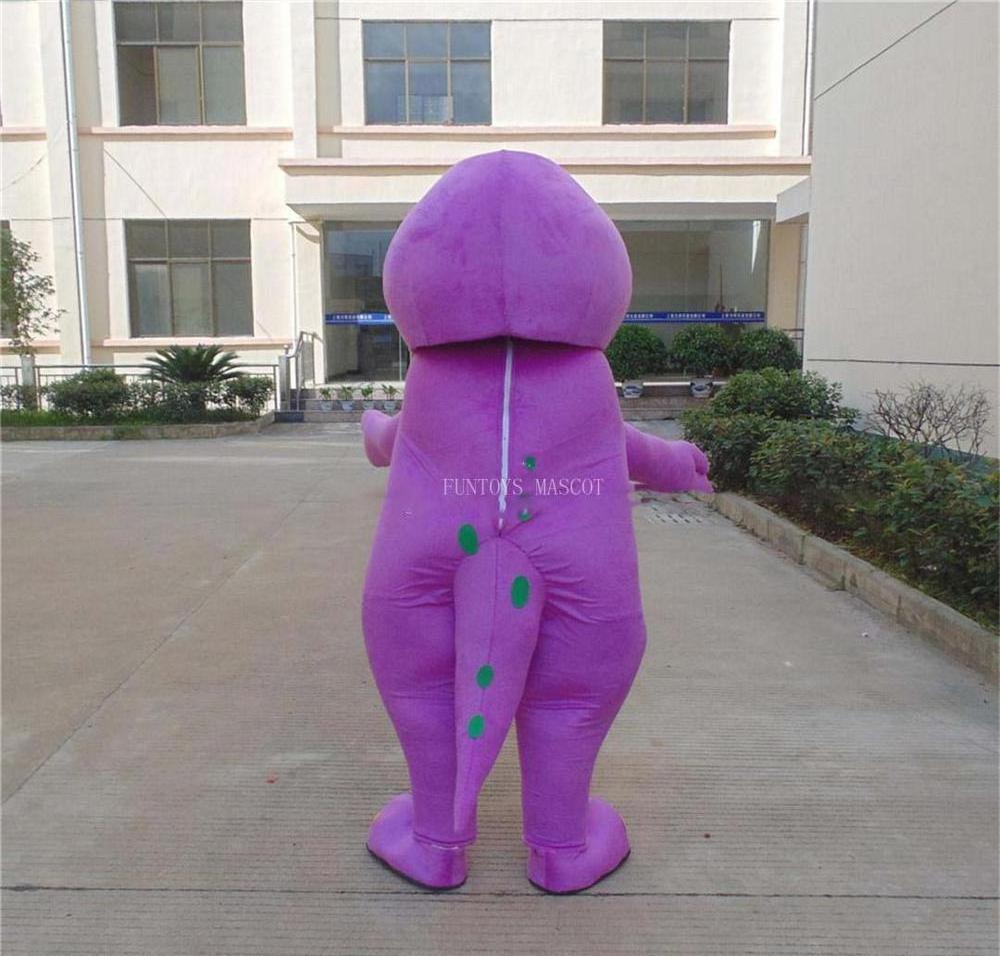 Funtoys CE purple dinosaur costumes mascot barney costume rental for adults