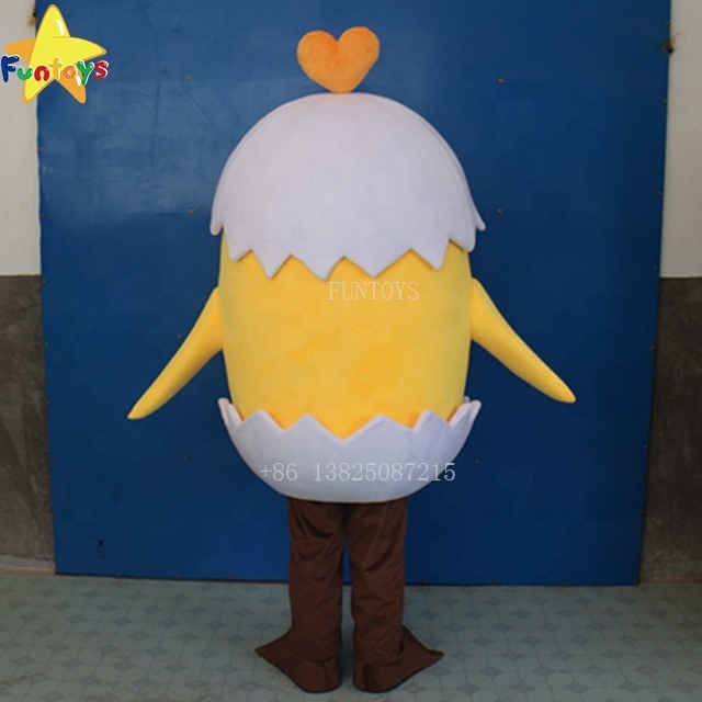 Funtoys Funny eggshell cartoon Easter Egg costom chicken mascot costumes for men