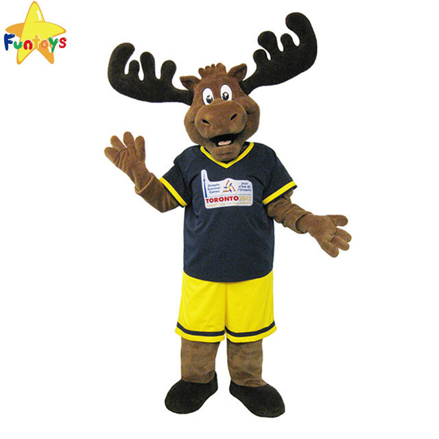 Funtoys Adults Christmas Moose Mascot Costume For Show