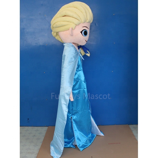 Funtoys CE Olaf Elsa Princess Anna Mascot Costume For Adult