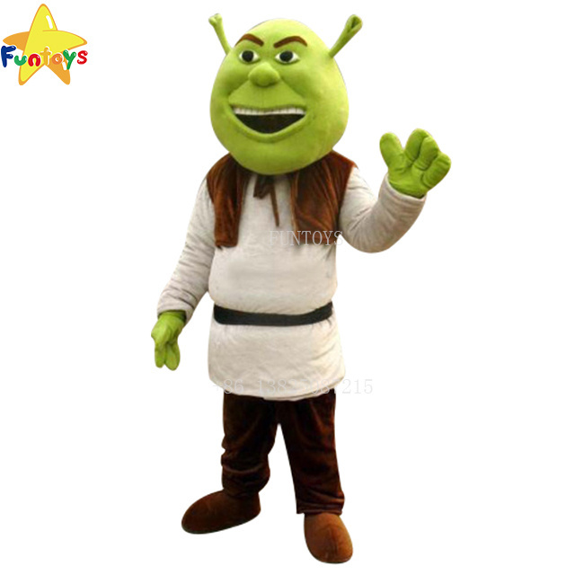 Funtoys CE Adult New Shrek Mascot Costume For Halloween