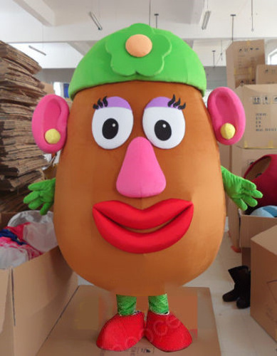 Funtoys CE Mrs. Potato And Mr.Potato Doll Mascot Costume For Adult Halloween Birthday Party Cartoon Cosplay