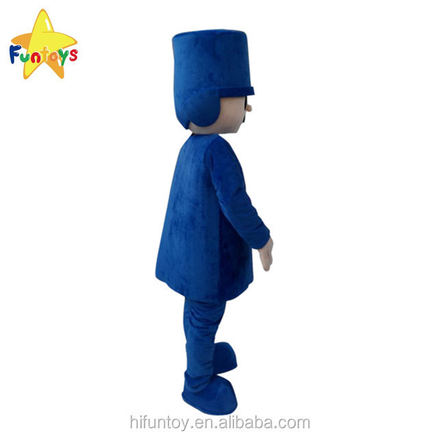 Funtoys CE Custom Made Plush Pocoyo Cartoon Mascot Costume