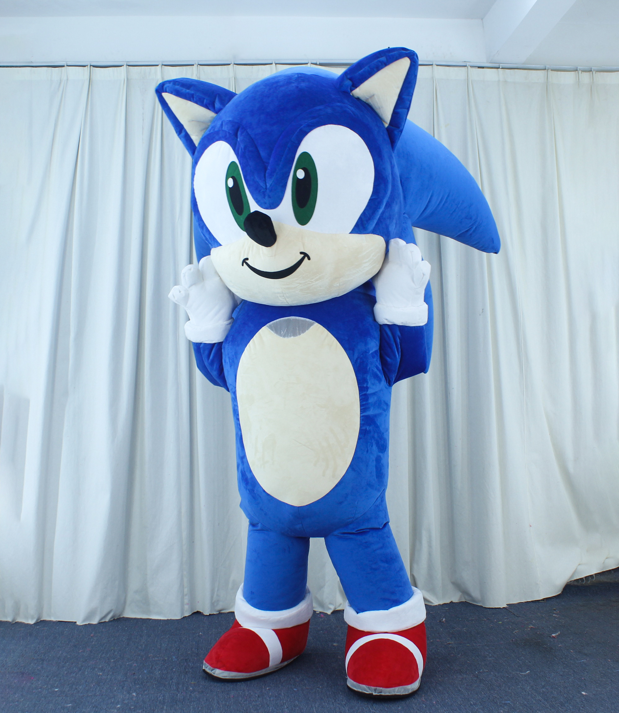 Funtoys inflatable sonic animal promotion adult cosplay mascot  cartoon costume for sale