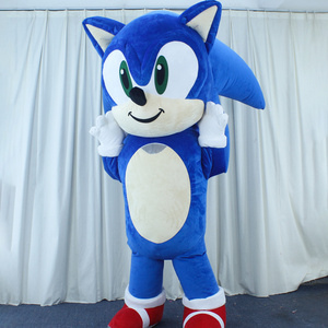 Funtoys inflatable sonic animal promotion adult cosplay mascot  cartoon costume for sale