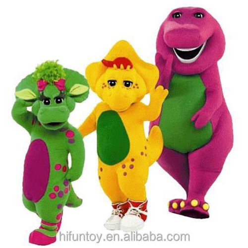 Funtoys funny barney dinosaur mascot costume