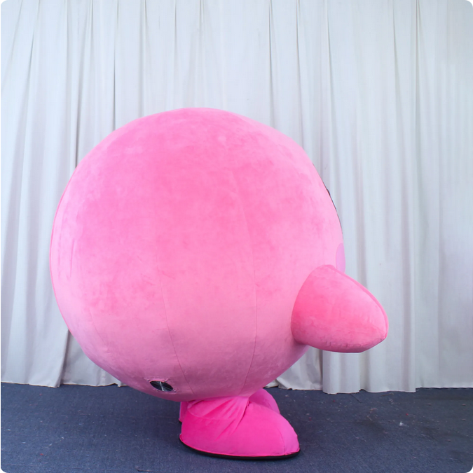 Funtoys Pink Ball Cartoon Cosplay Inflatable Mascot Costume For Adult Parent Lovely Clothing Perform Party Game