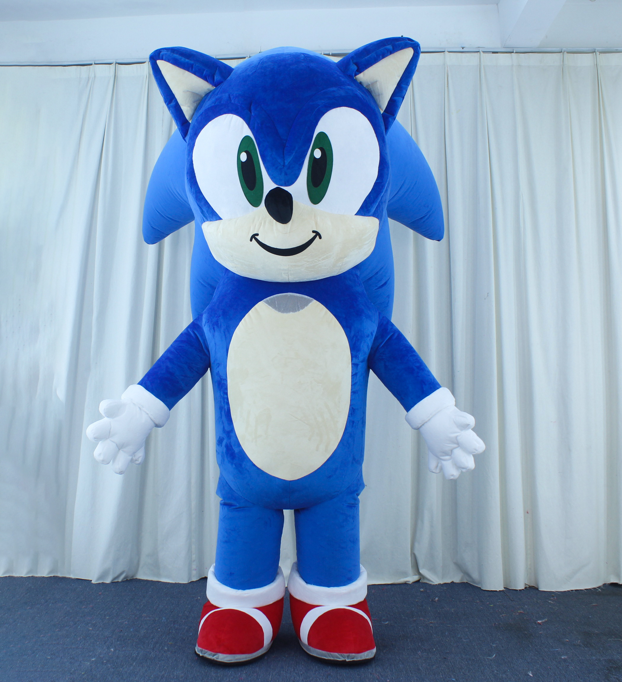 Funtoys inflatable sonic animal promotion adult cosplay mascot  cartoon costume for sale