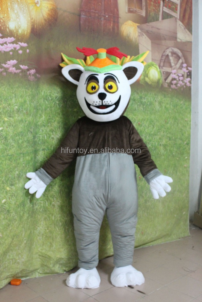 Funtoys adult mascot madagascar king julian costume