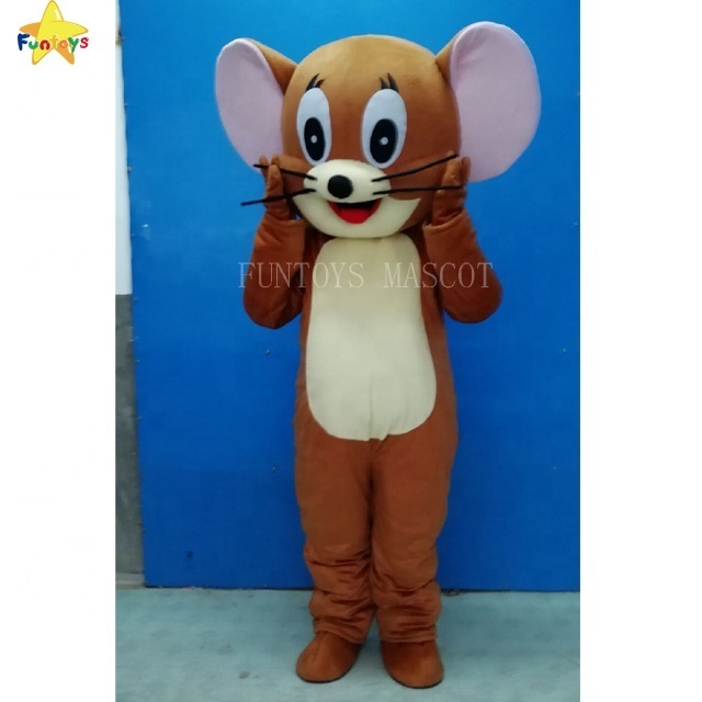 Funtoys CE Cartoon Adult Tom And Jerry Mascot Costume Movie Mouse Cat Costume