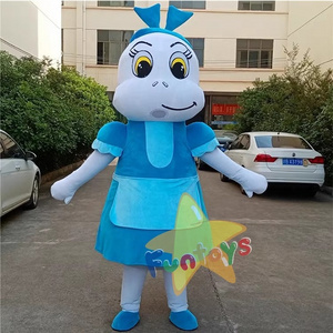 Funtoys custom Inflatable Dolphin mother mascot clothing cute Inflatable cartoon Dolphin mascot adult party clothing mascot