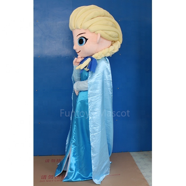 Funtoys CE Olaf Elsa Princess Anna Mascot Costume For Adult