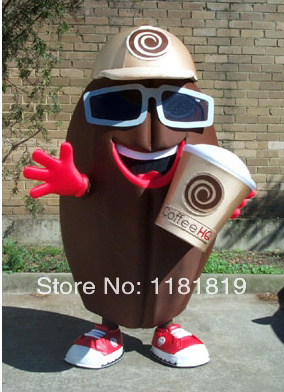 Funtoys CE funny Cartoon Coffee Bean cartoon mascot costumes