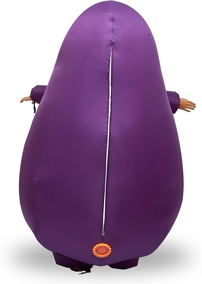 Funtoys Purple Grimace  Inflatable Costume for Adult Cartoon Cosplay for Halloween Christmas Party Performance Activity