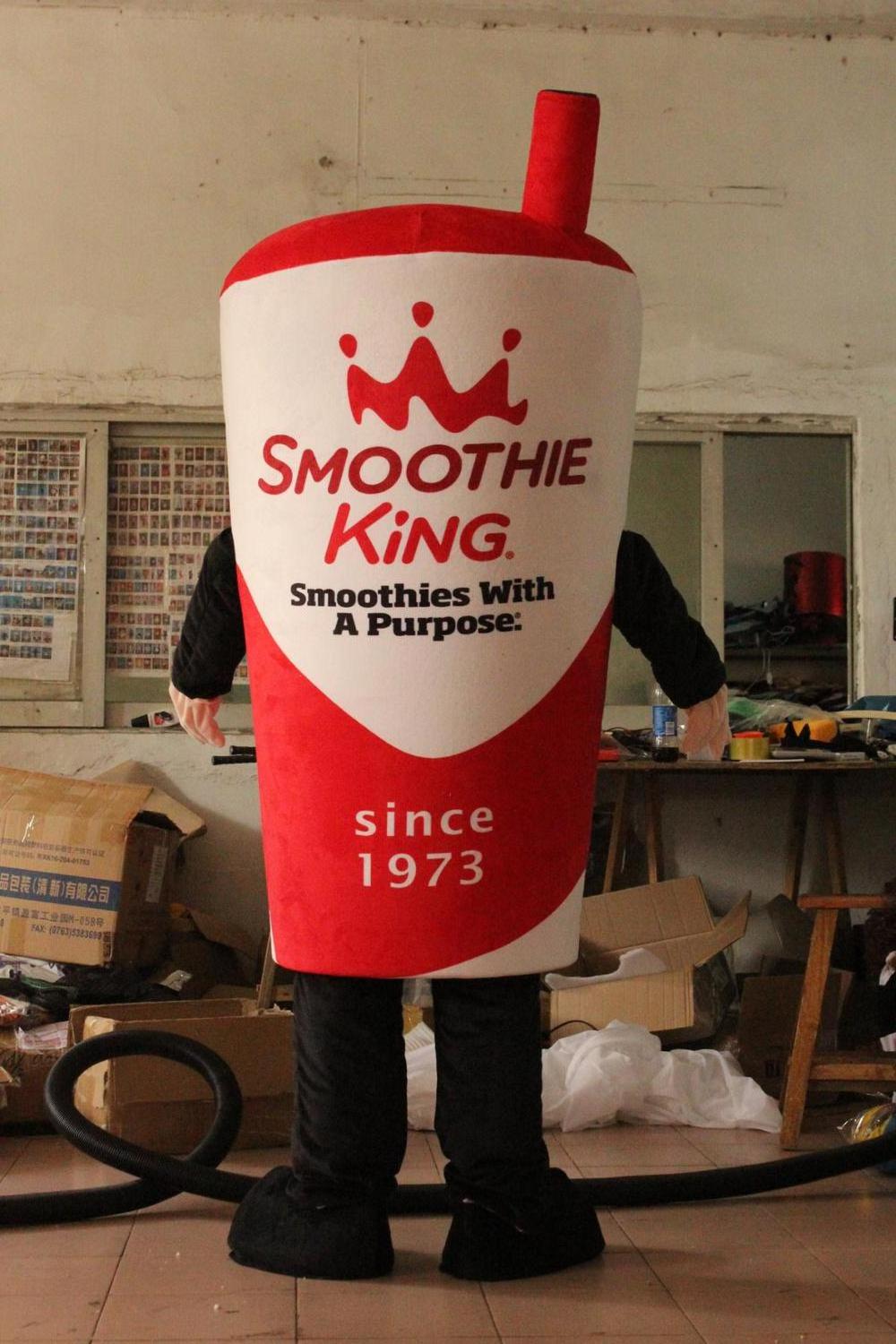 Funtoys CE Smoothie king cup cartoon mascot costumes