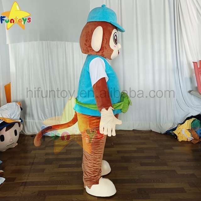 Funtoys Custom Character Monkey Mascot Costume Animal Halloween Carnival Customize Inflatable Cosplay Sonic Costumes For Adult